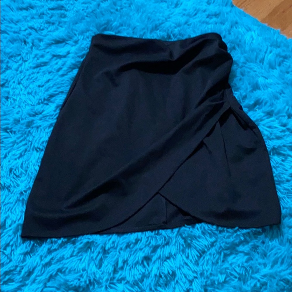 Asymmetrical skirt pencil skirt